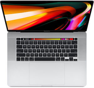 MacBook Pro 16"  Eight-core 2.3 GHz, Boost a 4.8GHz