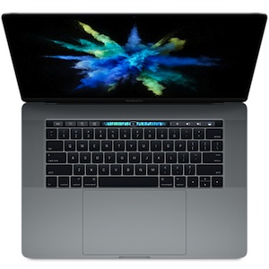 MacBook Pro 15" con Touch Bar  Dual-core 2.6 GHz, Boost 3.1GHz